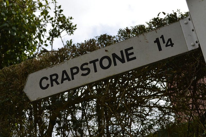 Strange English Place Names: Crapstone photo
