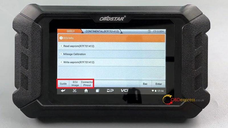   OBDSTAR ODO Master  GEELY R7F701412