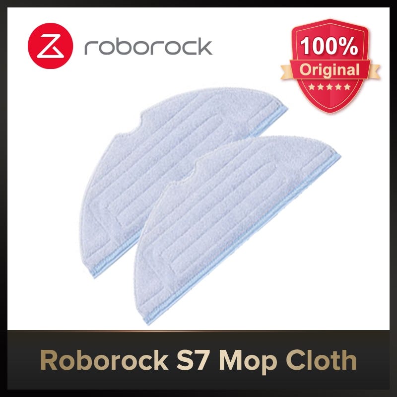 Original Roborock S7 Mop Cloths, S7 S75 S85 S8 S80+ Accessories Spare Parts, 100% Original Roborock Accessory Support Wholesale