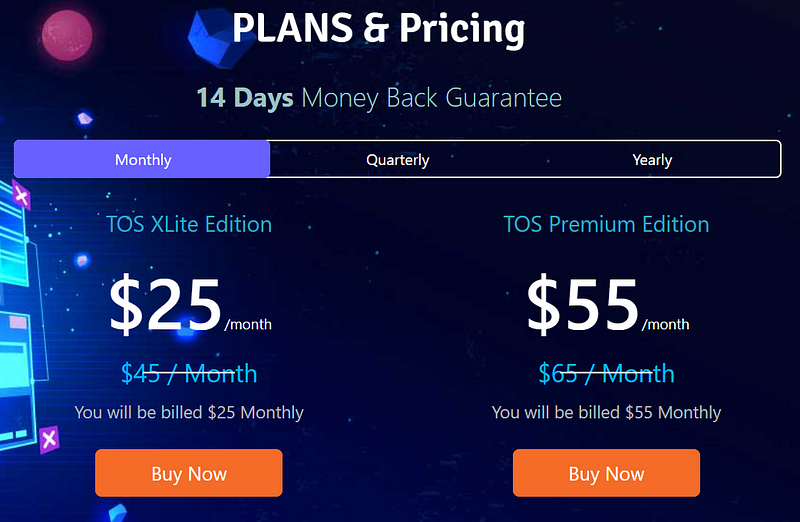 TheOneSpy pricing structure