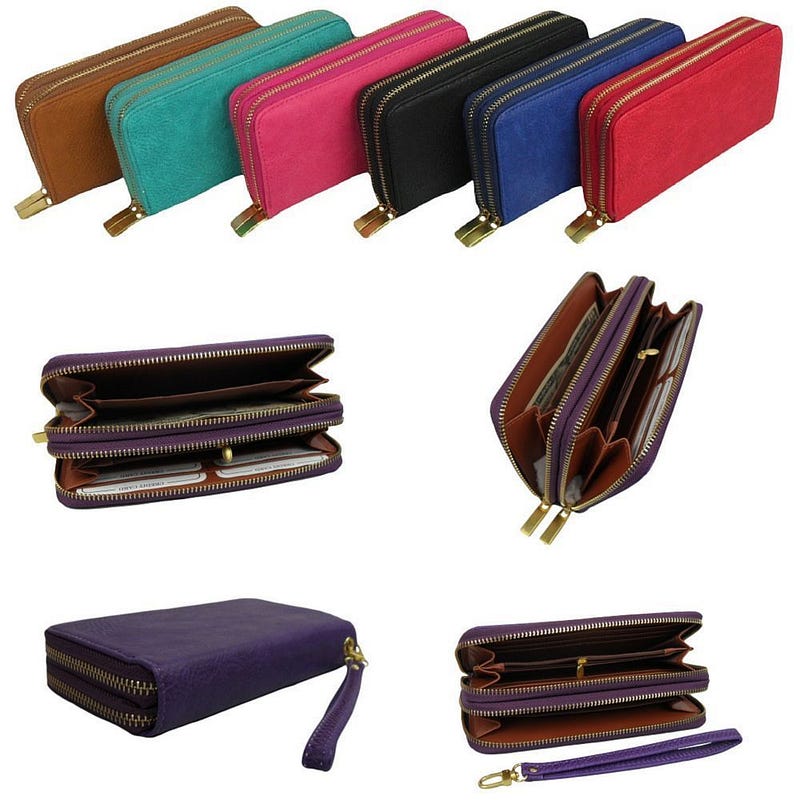 Clutch-wallet handbags