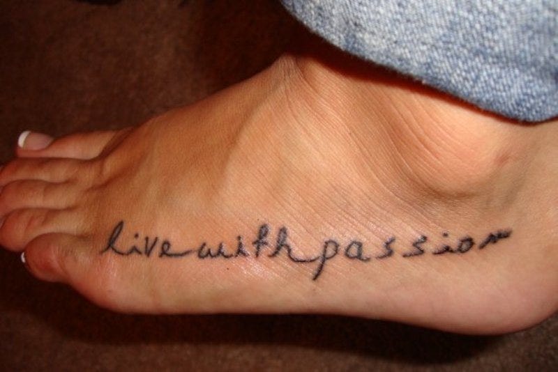 Phrase Tattoo 31