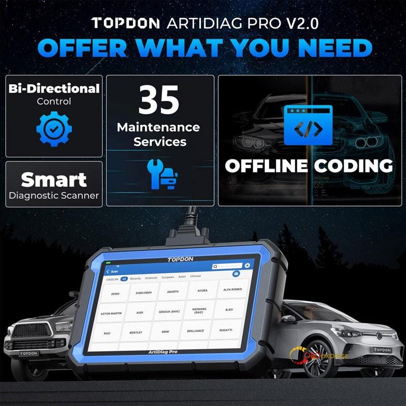 TOPDON ArtiDiag Pro V2.0 vs ArtiDiag Pro