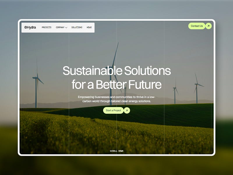 ©Hydra — Modern Environmental Template