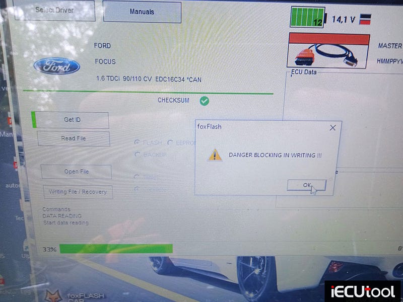 Will Foxflash Read and Write Ford EDC16C34 via OBD