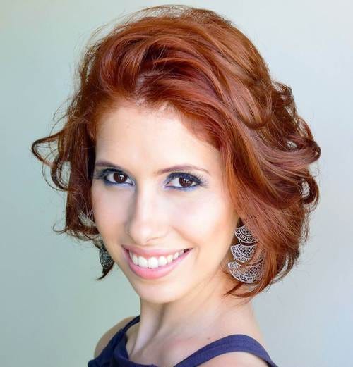 Radiant red Bob Haircut