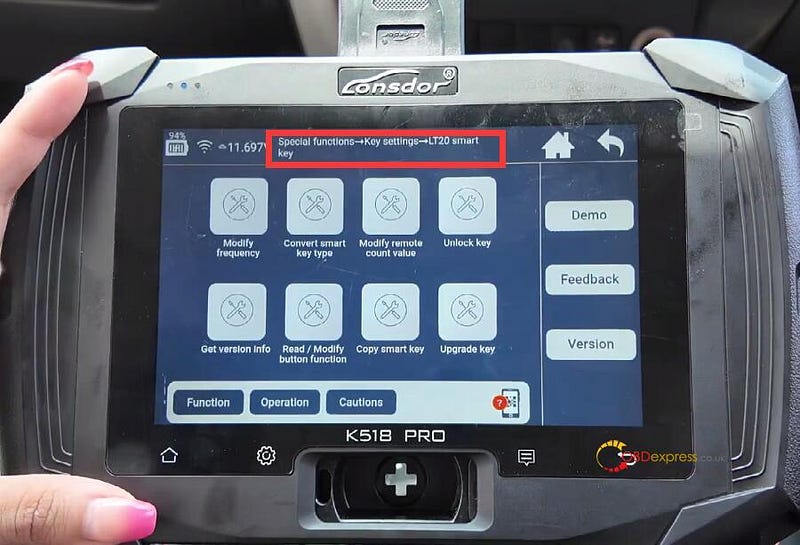 Lonsdor K518 Pro Programs 2016 Toyota RAV4 All Keys Lost