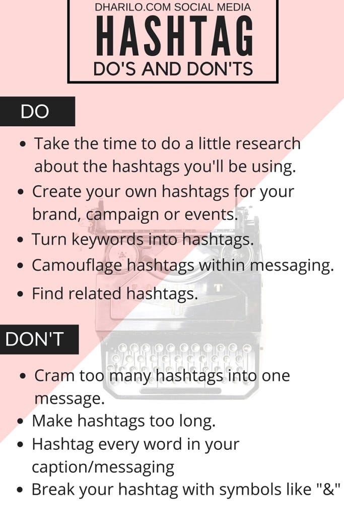 DhariLo - Hashtags dos and donts