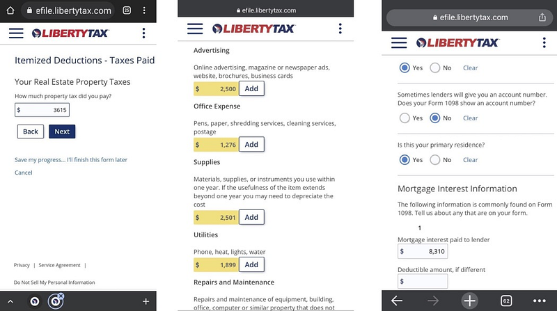 Liberty Tax Screenshot 2