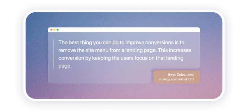 landing page vs one page website