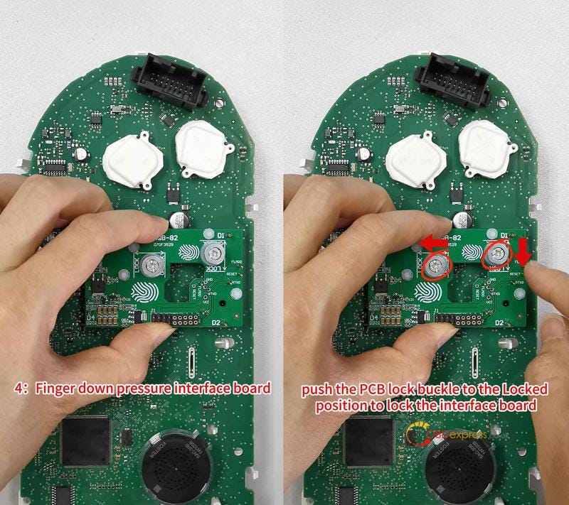 Yanhua ACDP Module 33 MQB-82 Lock Fastening Installation Tutorial