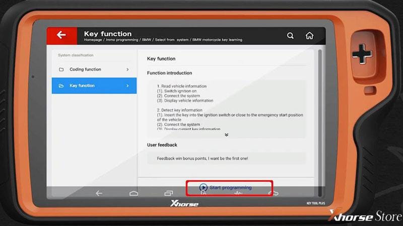 Xhorse VVDI キー ツール プラス BMW Motor XM38 キー学習チュートリアル