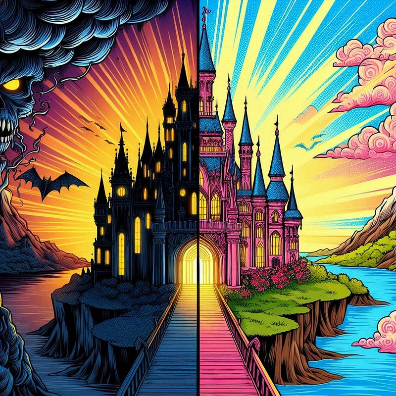 kingdom of Jesus and kingdom of darkness