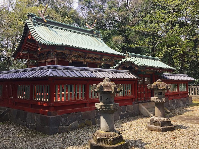 The Toshogu Shrine nearby Kawagoe’s Kita-in temple complex in Saitama Prefecture