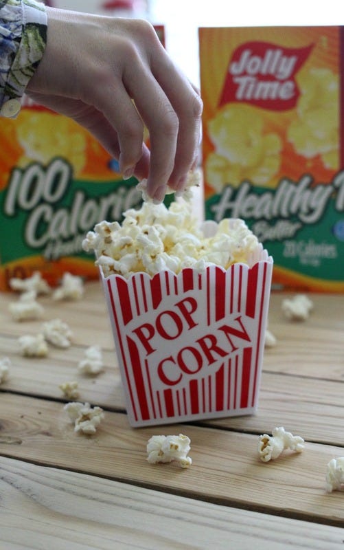 Weight Watchers has endorsed Jolly Time Popcorn as a snacking option for their program. These 100 calorie mini bags are perfect for a snack that is gluten free and extremely satisfying!