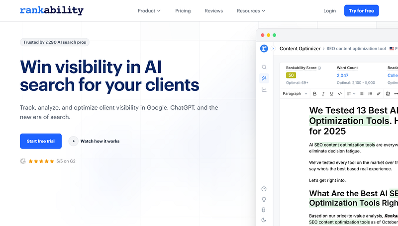 Rankability Rankability AI