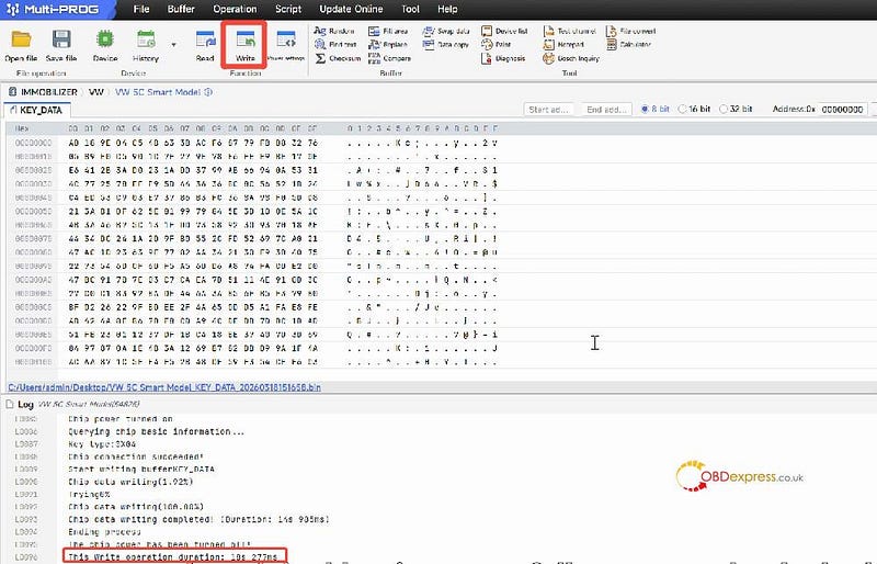 Generate Original VW 5C 5D Dealer Key by Xhorse Multi-Prog