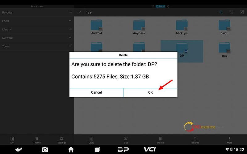 delete obdstar X300 DP Plus / Pro 4 software