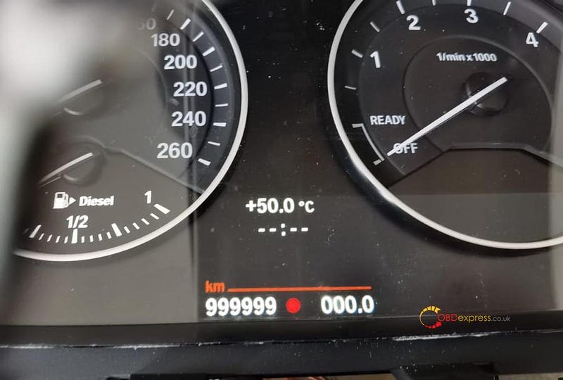 YH35XX Programmer Adjust Mileage display 999999 and red dot