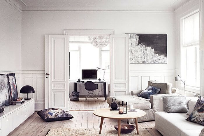 Minimal Scandinavian interior
