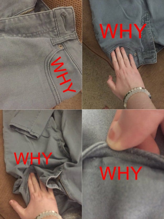 WHY ARE THERE SO MANY FAKE POCKETS ON WOMEN'S CLOTHES?   sub buzz 23441 1469713368 7