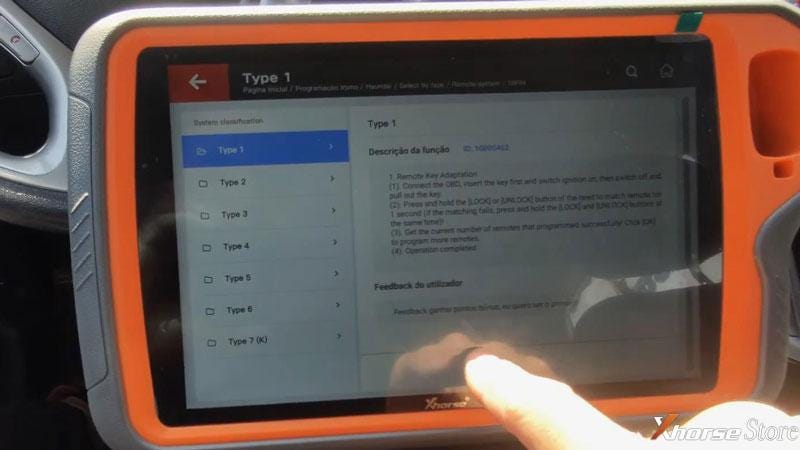 Xhorse VVDI Key Tool Plus 2015 Hyundai ix35 Key را توسط OBD اضافه می کند