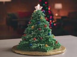 A beautifully decorated edible Christmas Tree