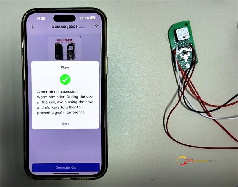 KEYDIY KD-X4 Copy BMW BDC3 Encrypted Mexico Key