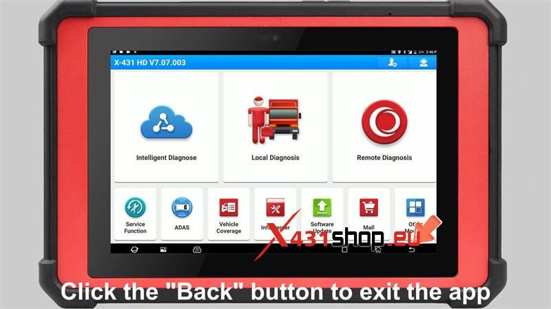 How to Upgrade X-431 HD App on Launch X431 PAD V Elite