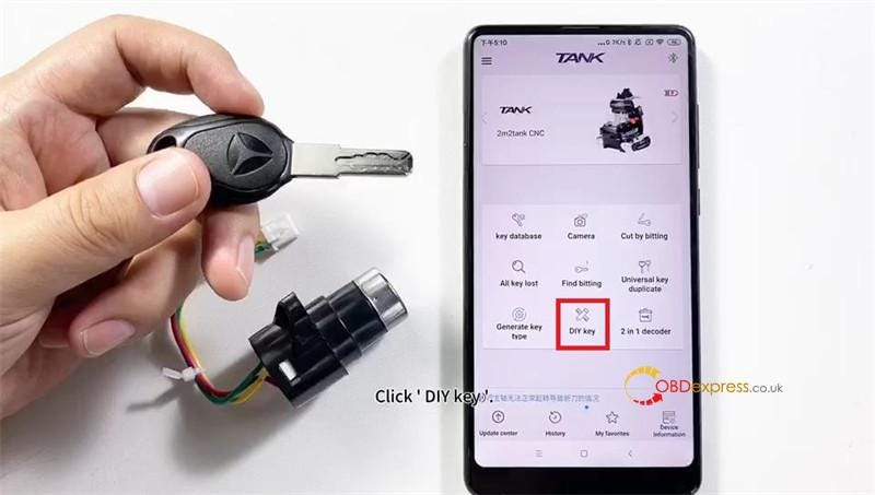 How to use 2M2 TANK 2 Pro CNC Smart DIY Key Function