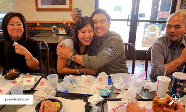 Andrew & Aeryn's first date at Jack in the Box