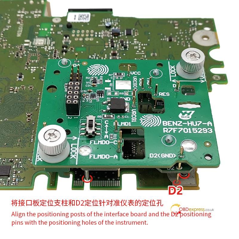 Yanhua Module 39 Installation Guide for Benz HU7 Instrument