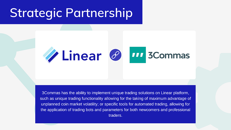 Linear Finance receives Strategic Investment from 3Commas with Roadmap for Integration
