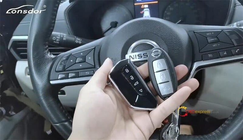 Lonsdor K518 Pro Program 2019 Nissan Altima Smart Key via OBD