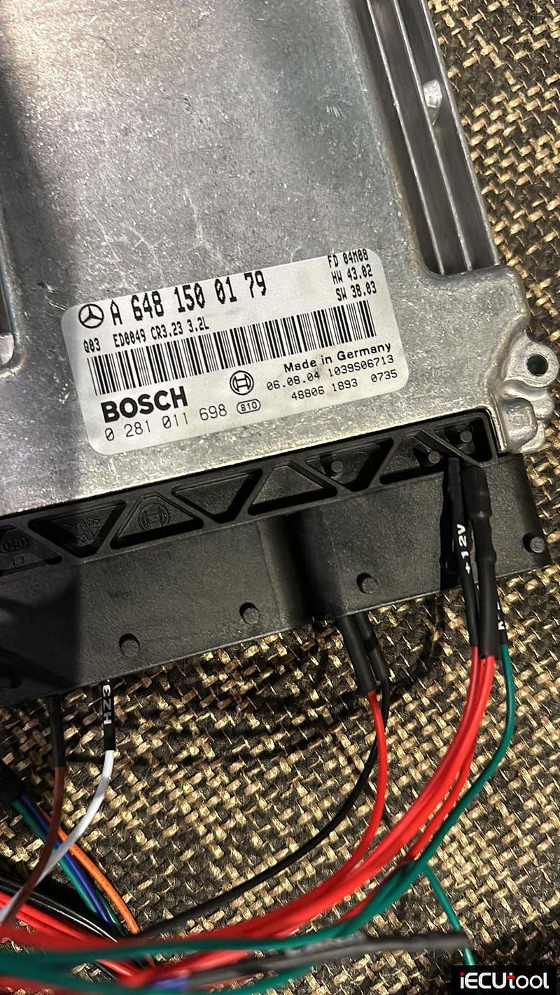 Foxflash Read and Write Mercedes EDC15C6 via OBD or Bench