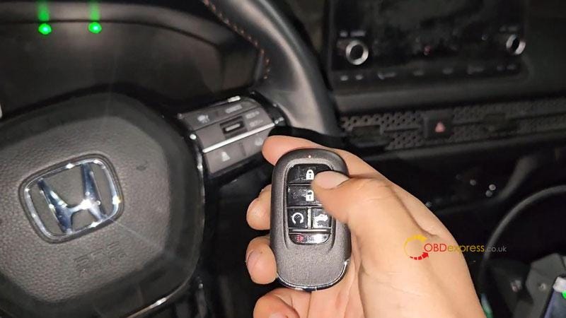Autel IM608 Pro2 Program 2023 Honda HR-V All Keys Lost