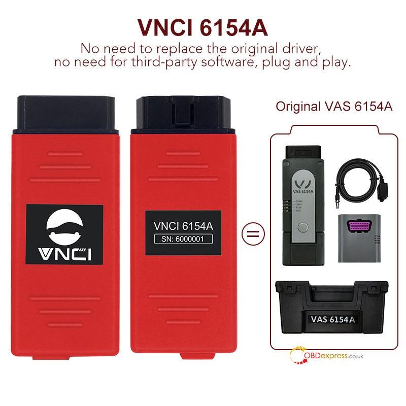 VNCI 6154A VAG スキャナー - オリジナルの VAS 6154A の代替品