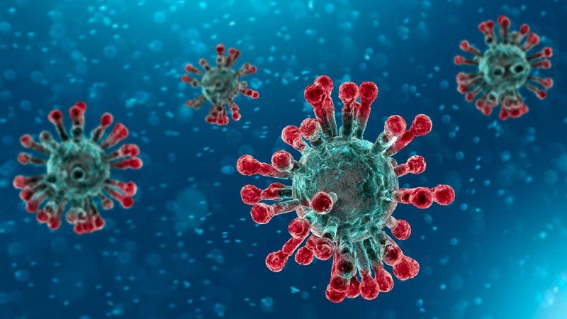 An illustration of a Corona-Virus