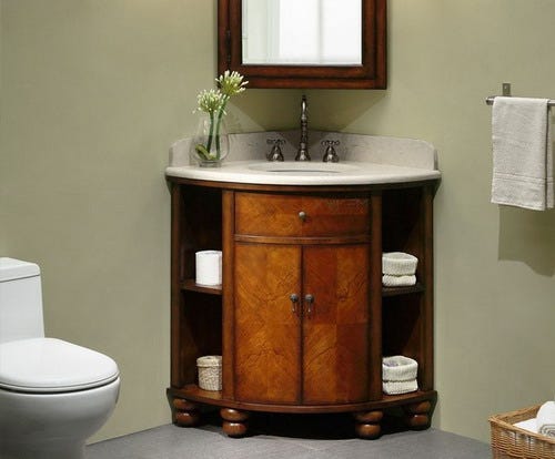 Corner Vanity Sink