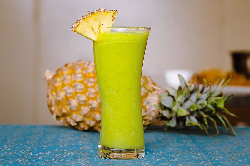 Pineapple-Mint Gazpacho (Veg)