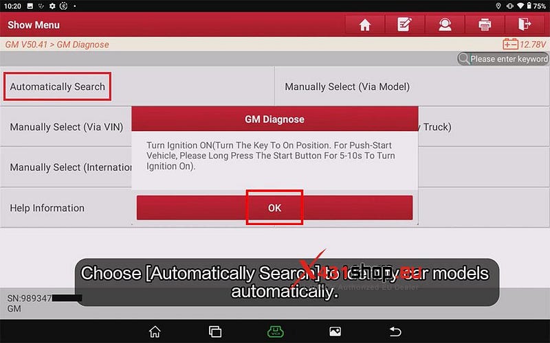 LAUNCH X431 Tool Forward-facing Radar Calibration on Suburban