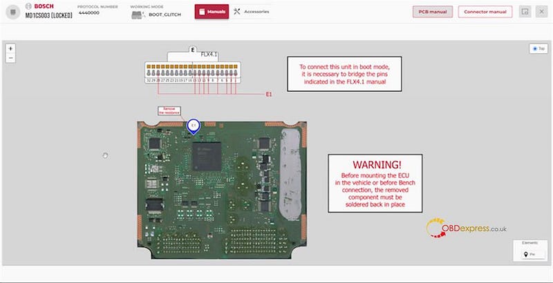 How to Unlock Bosch MD1CS003 ECU by Flex Boot Glitch