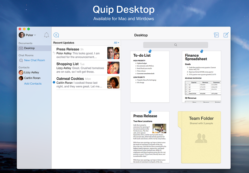 Quip — note-taking app