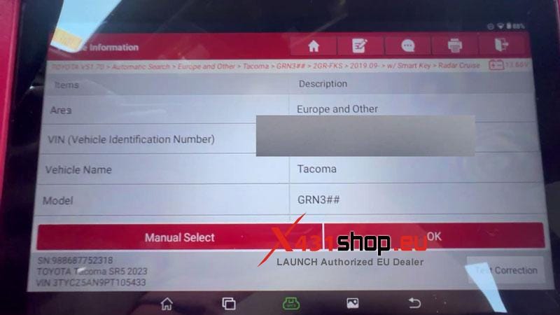 LAUNCH CRP919E BT Review_Test on a 2023 Tacoma Misfire Case