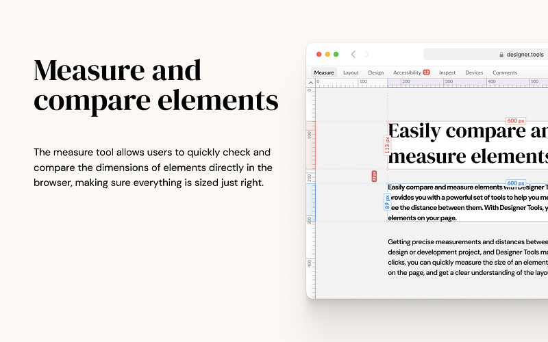 Designer Tools — Pixel-Perfect Design Helpers