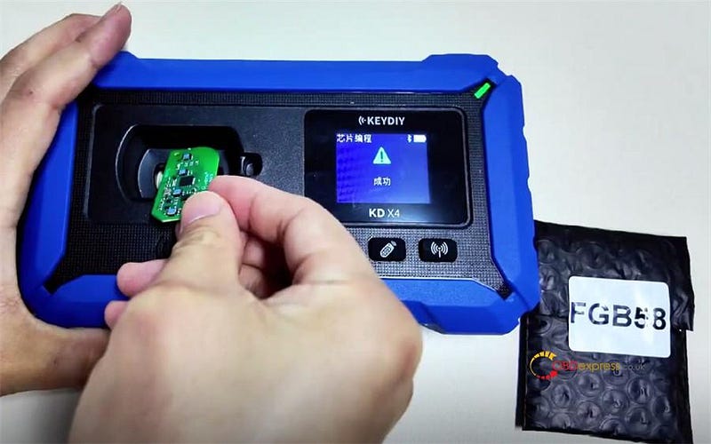 KEYDIY KD-X4 Copy BMW BDC3 Encrypted Mexico Key