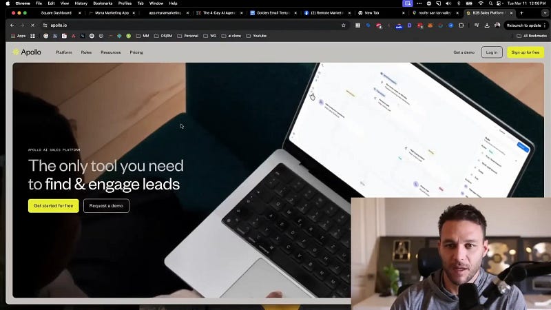 Apollo.io AI tool for prospecting