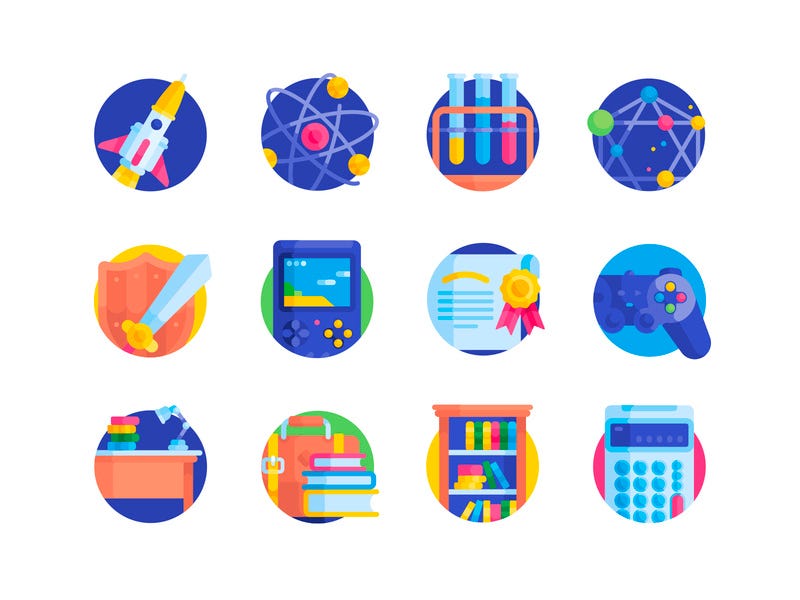 freebie nerd free flat icons by Pixelbuddha in Pixelbuddha Plus