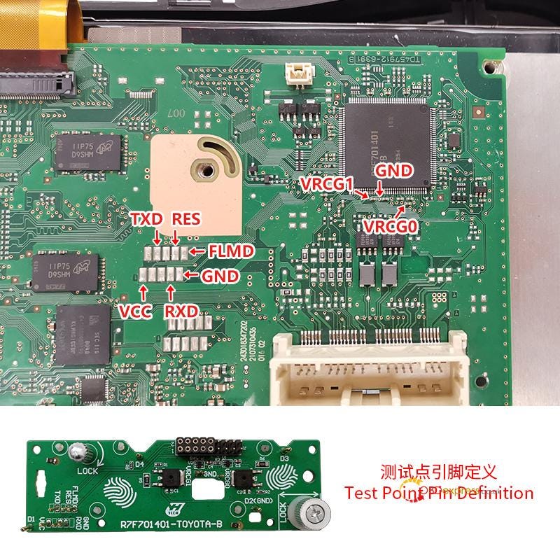 How to Choose Yanhua Interface Board for Toyota R7F701401