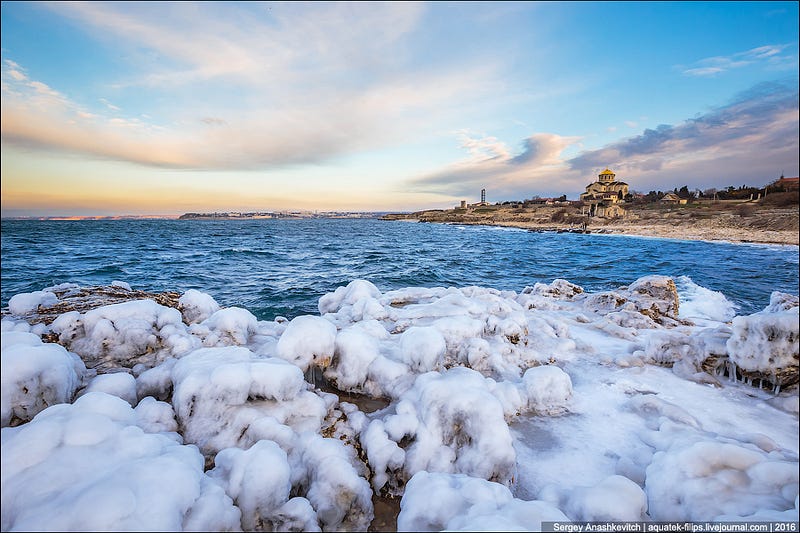 Замерзающее Черное море / Frozen Black Sea